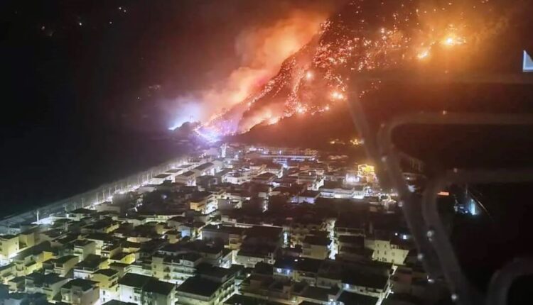 bagnara incendio