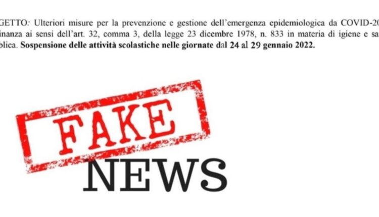 fake news scuola