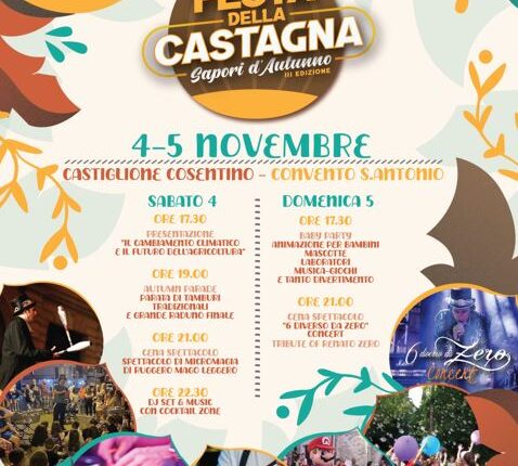 festa della castagna rende loc