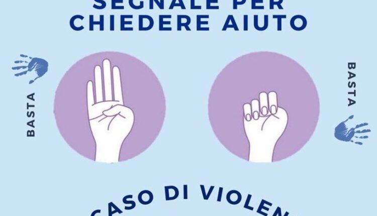 segnale antiviolenza